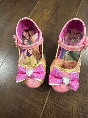 Pink Glitter Princess Shoes
